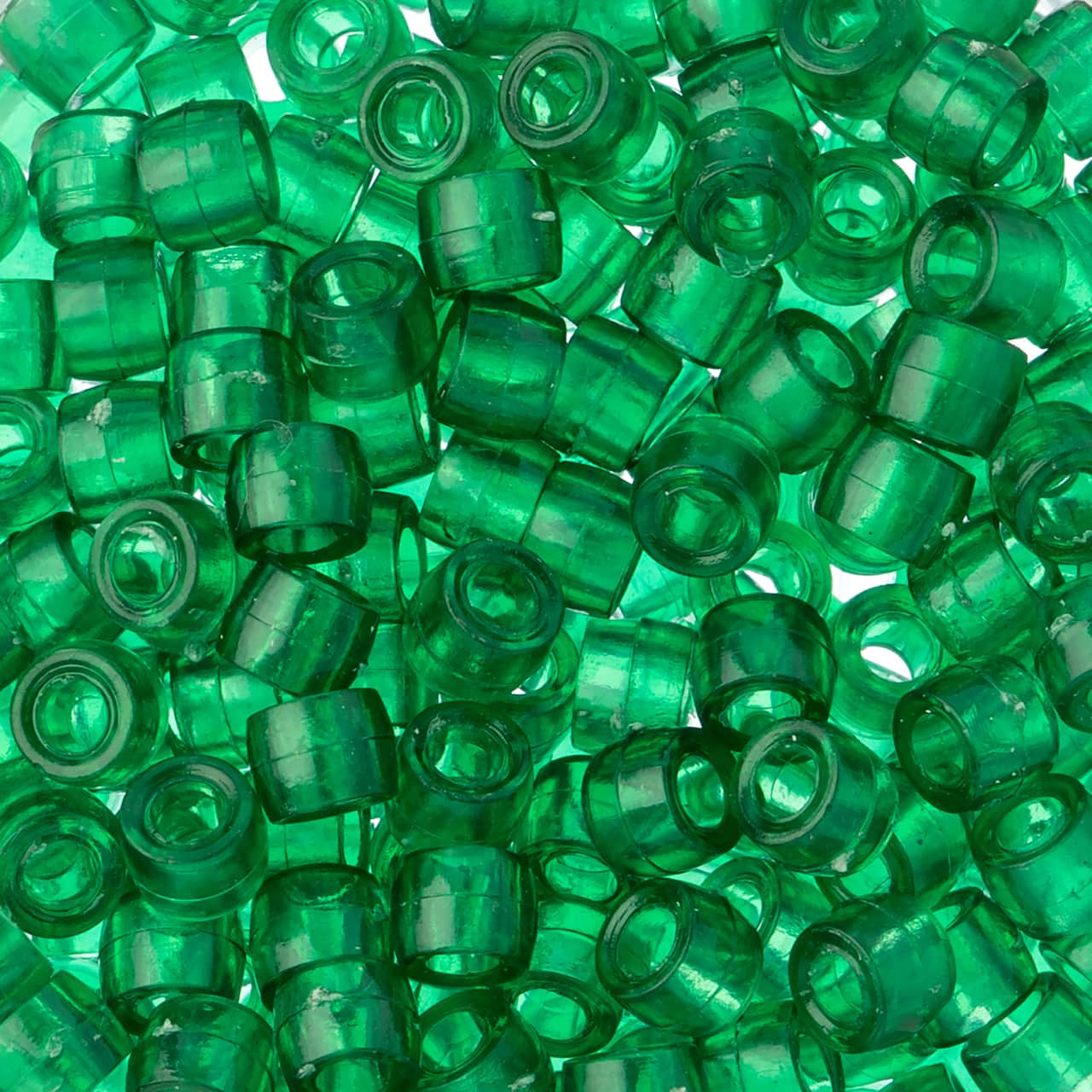 John Bead 6mm Transparent Mini Pony Beads, 1,000ct.